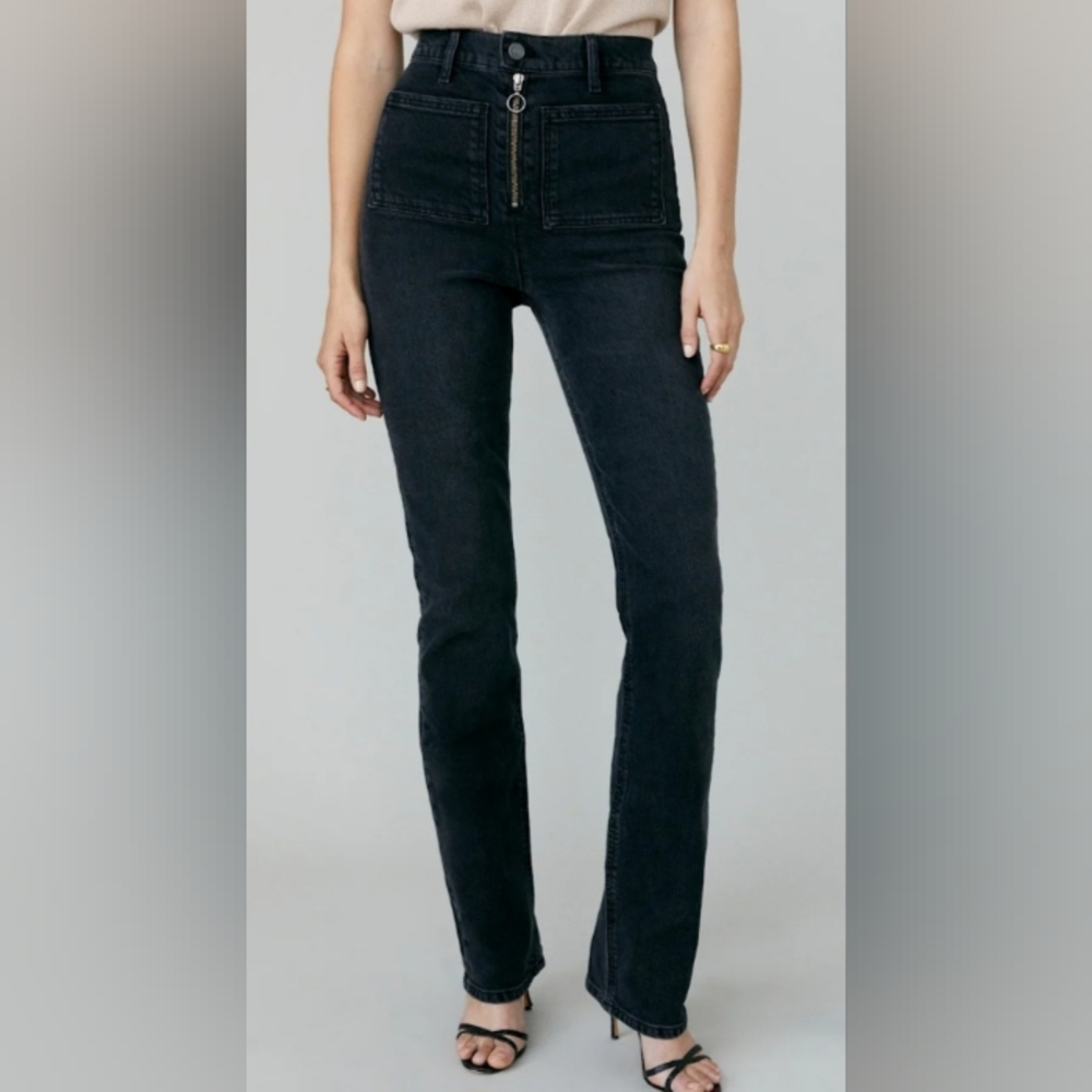 Reformation Peyton Zip Ultra High Rise Bootcut Jeans Women's Size 27